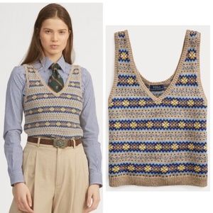 Polo Ralph Lauren V- Neck Sweater Vest NWT